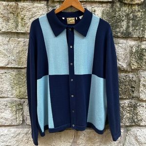 Levi Strauss Vintage Inspired Colorblock Cardigan in size Large